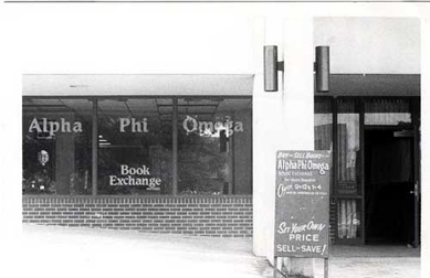 The Book Exchange in Foy Union, 1973